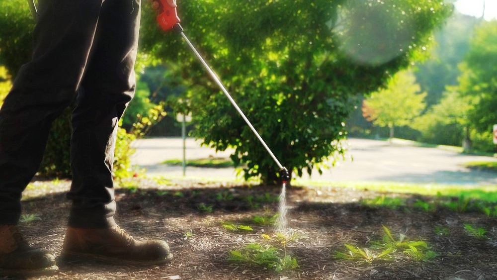 Servicing Multiple Retail or Commercial Properties bed weed control applications
