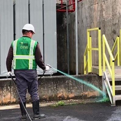 Fence Lines and Pavement Crack Weeds & Building Corners Herbicide Spray Applications