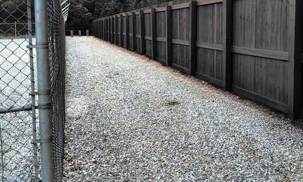 Substation perimeter maintenance by VegClear includes gravel bare ground management