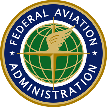 Federal Aviation Administration logo representing airport and aviation facilities supported by industrial weed control services.