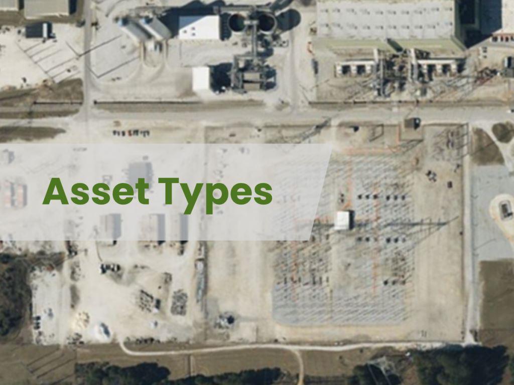 Aerial view of an industrial facility representing VegClear property types including utility sites, airports, landfills, rail yards, and storage yards across Georgia, South Carolina, and the Southeast.