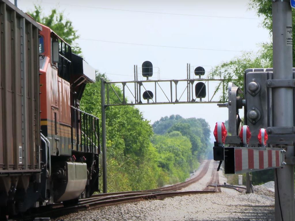 Vegetation Control on Railroad Tracks and Railroad Crossings ensuring safety of the driving public municipalities require weed control herbicide contractors VegClear