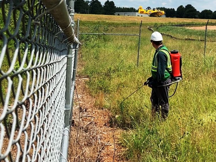 Industrial and commercial property maintenance: VegClear specializes in fence line herbicide control