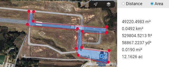Making measurements with Google Maps, edits, and interchangeably copied views