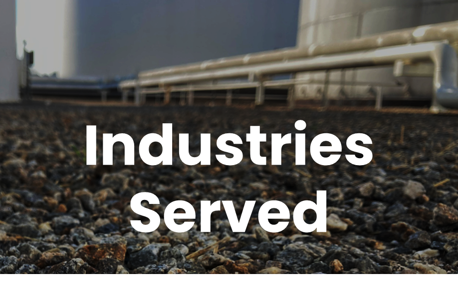 Industries served by VegClear include airports, utilities, municipalities, manufacturers, rail facilities, logistics properties, and industrial infrastructure.