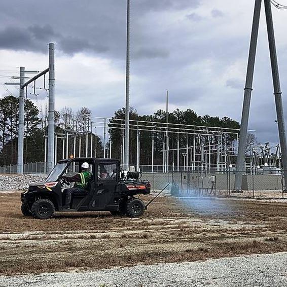 VegClear industrial weed control services for commercial, utility, municipal, and infrastructure properties, providing licensed herbicide spraying for rights of way, airports, substations, rail corridors, and industrial sites across the Southeast US.